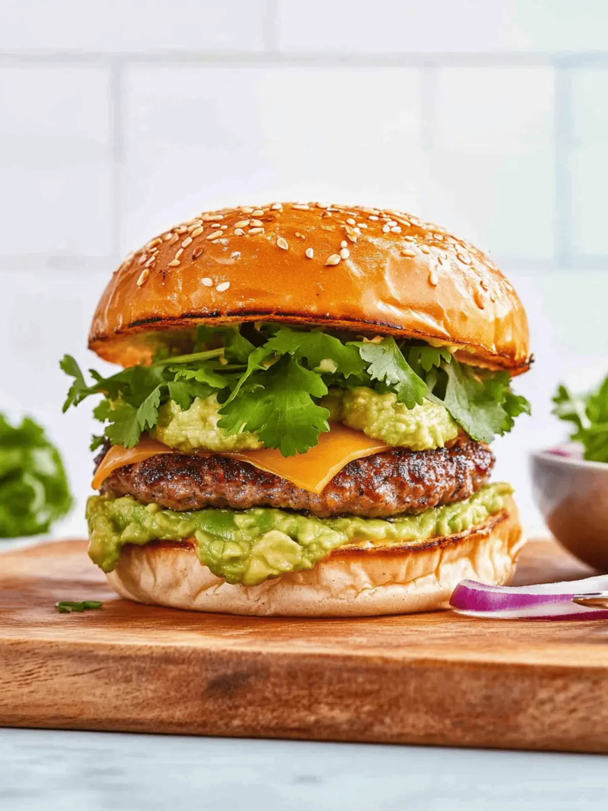 Veggie Burger Avocado